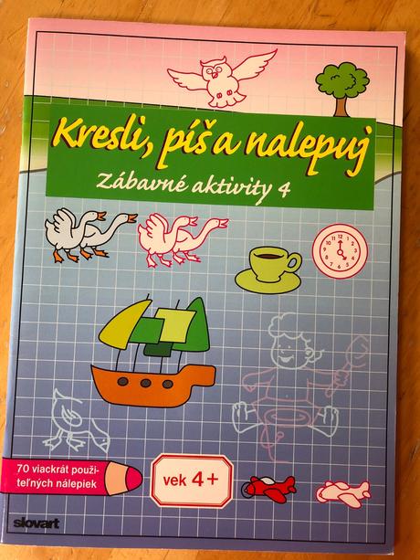 Zošit kresli, píš, nalepuj,