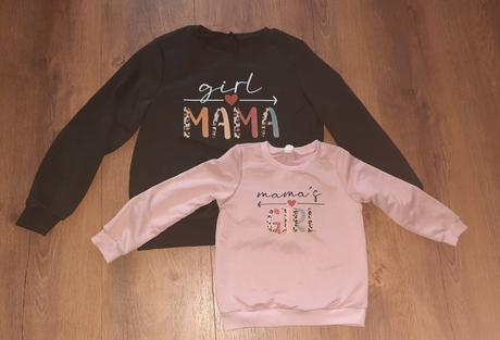 Mikiny "mama a dcera", 122 / m