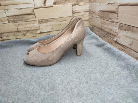 Caprice 36 - dámske kožené lodičky, 36