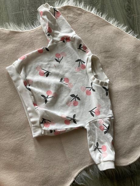 Mikinky čerešňe a vtáčik 80, h&m,80