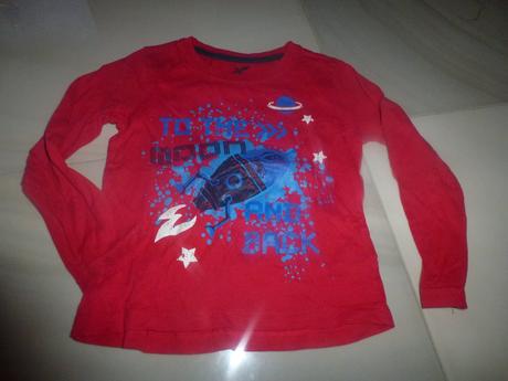 Červené tričko s raketou, lupilu,110