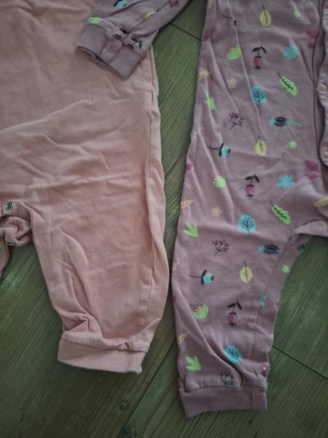 2x jednodielne pyzamko 86, fox & bunny,86