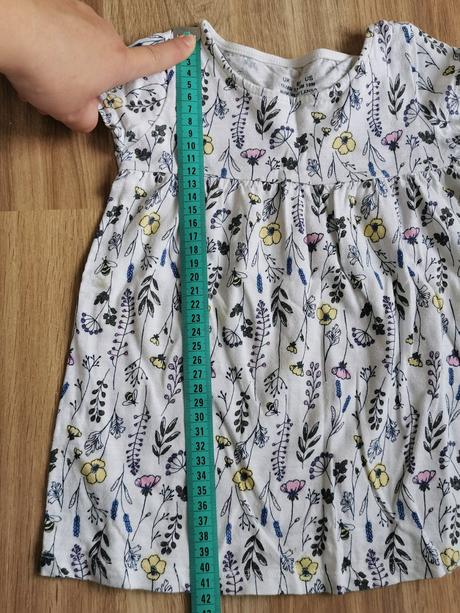 Dievčenské kvietkované šaty 86, f&f,86