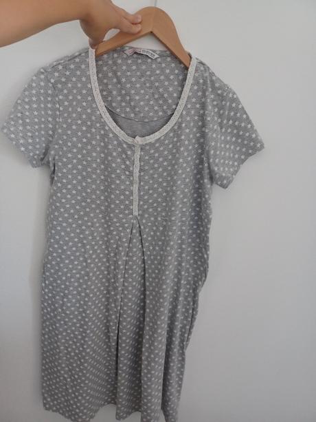 Nočná tehotenská košeľa na kojenie, 