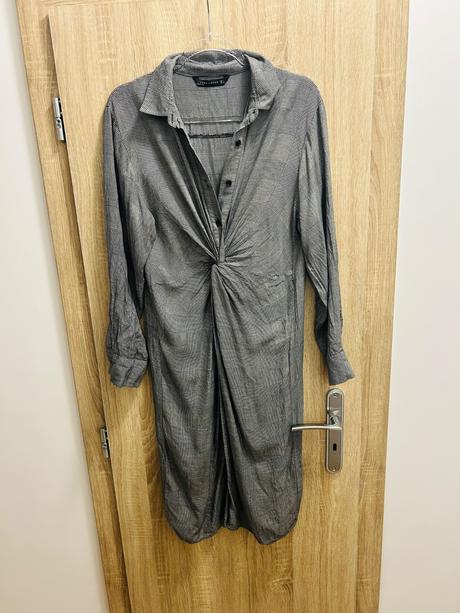 Zara košeľove šaty, zara,l