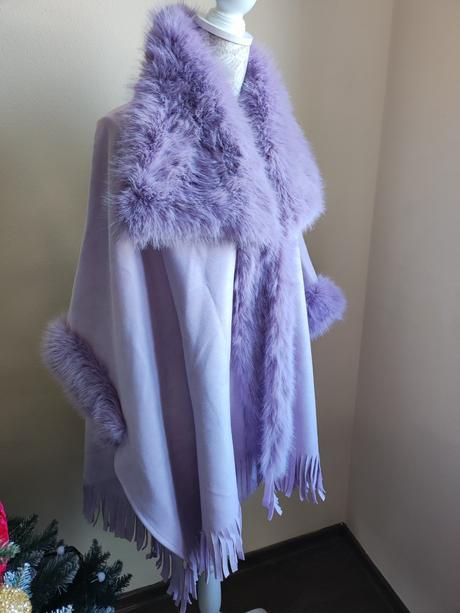 Dámske kožuškove pončo, 