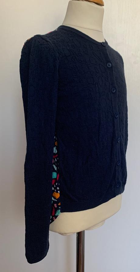 Benetton tmavomodrý svetrík, benetton,128