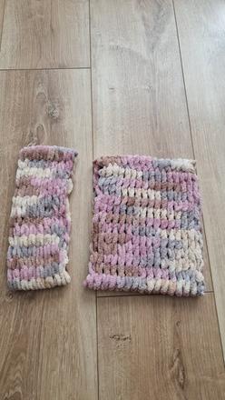 Komplet nákrčník + čelenka veľ. 134 cm., 134