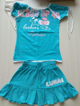 Tričko a sukňa letný komplet, 104