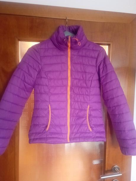 Tchibo fialová bunda, tcm,s