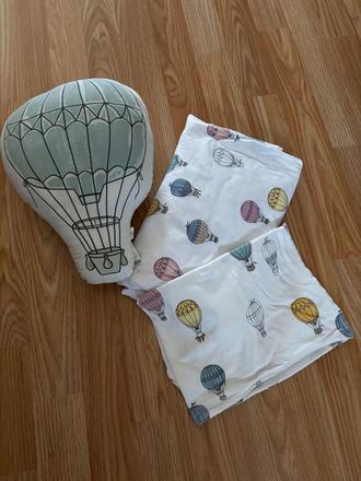 Posteľné obliečky balóny, šírka (cm): 110,dĺžka (cm): 130