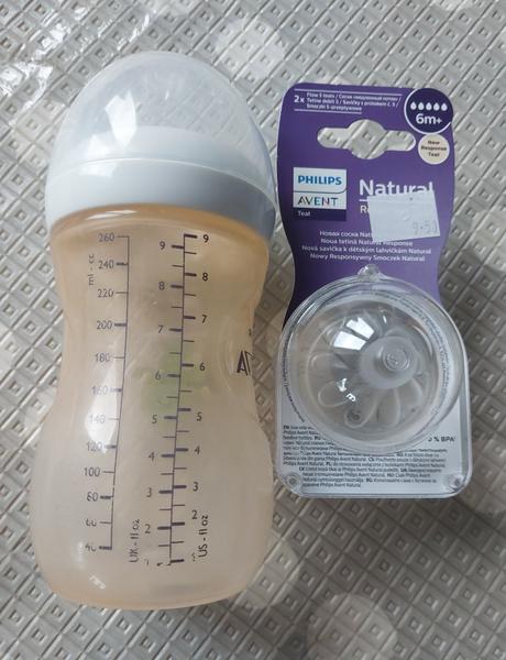 3x fľaša + nový cumeľ avent, avent