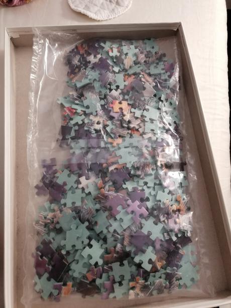 Dino puzzle, žena s tigrom, 