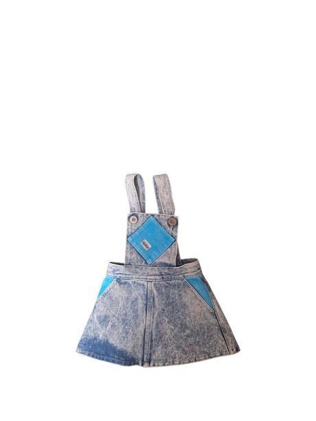 Dievčenská rifľová suknička s trakmi, 98