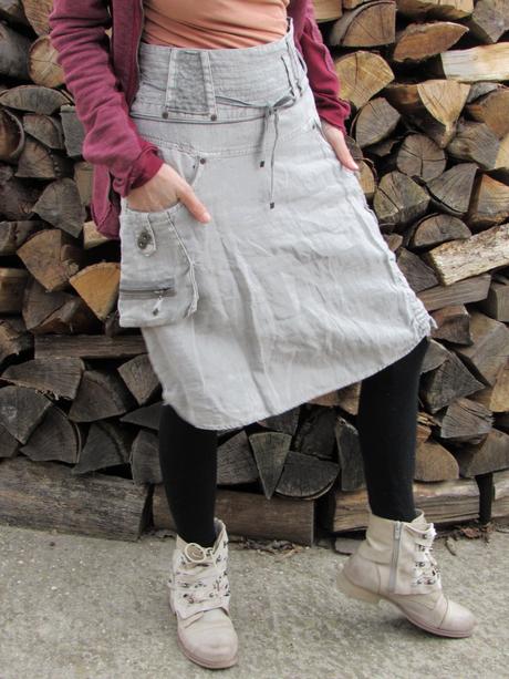 Športová ľanová sukienka, m