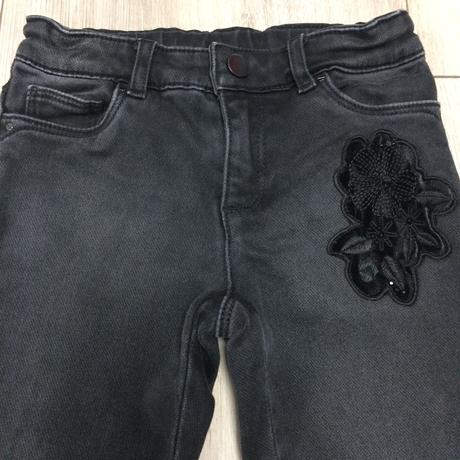 Rifle slim čierne dievčenské ovs č.110, 4-5y, ovs,110