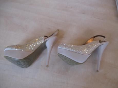 Dámske elegantné topánky na platforme, 13cm opätok, 37