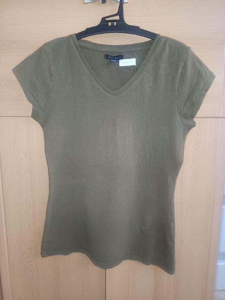 Dievčenské hnedé tričko, amisu,m