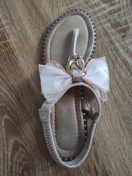 Letné sandálky s mašľou, 40