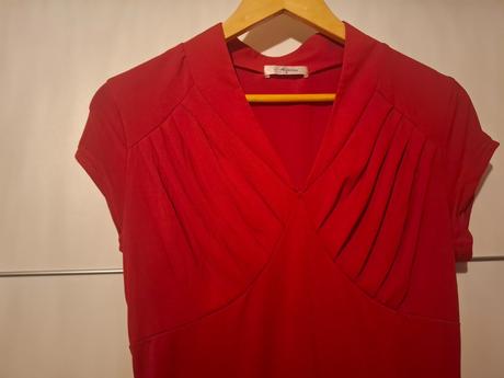 Červené retro vintage šaty 1930 - 1940s, m