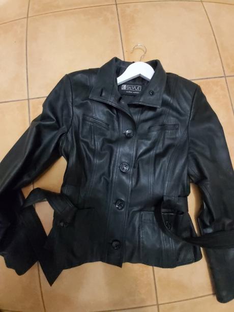 Dámska kožená bunda, l