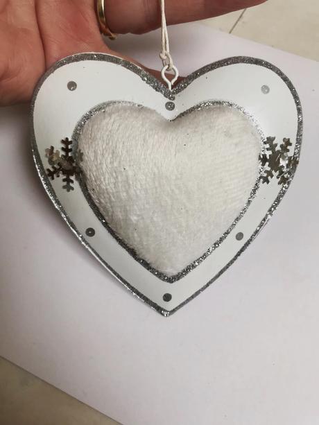 Vianočná dekorácia/3d srdiečko,