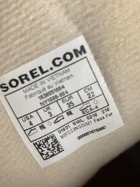 Teplé čižmy sorel, sorel,35