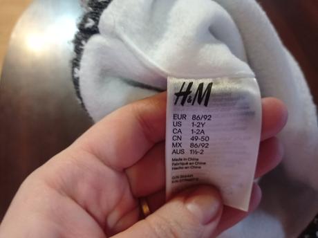 Zateplená čiapka hm, h&m,86