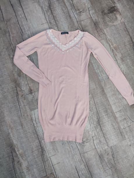 Svetríkové šaty, s