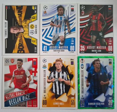 Futbalové karty topps match attax extra 2023/2024, 