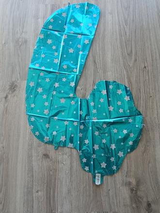 Modrý veľký balón číslo 4, 