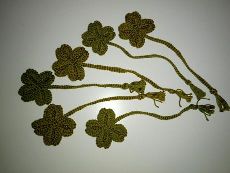 Háčkované záložky do knihy od 2,50eur, 