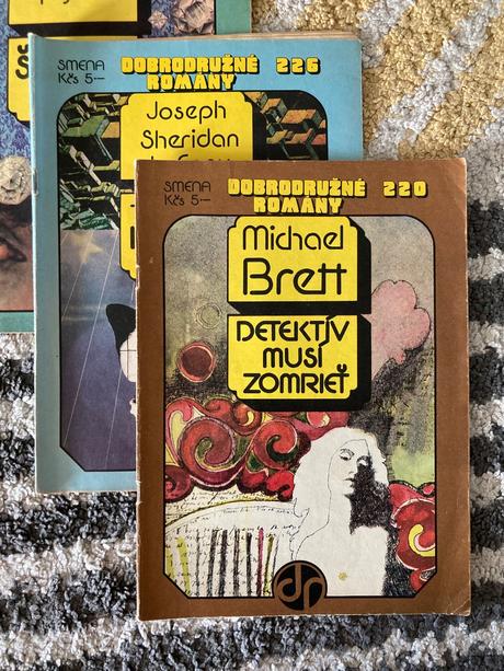 Dobrodružné romány 70te roky 3ks, 