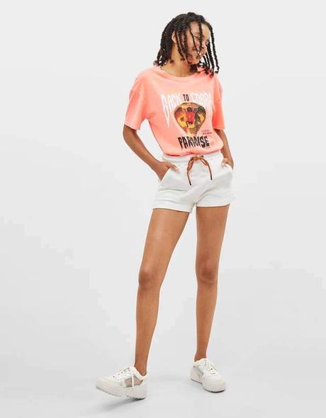 Dámske teplákové šortky bershka (m), bershka,m