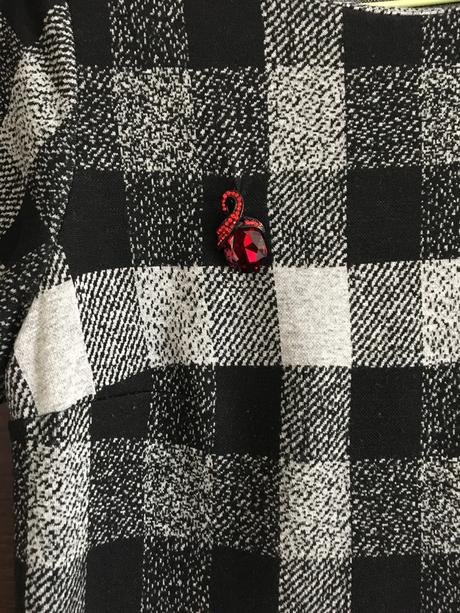 Spoločenské šaty - kárované, 38