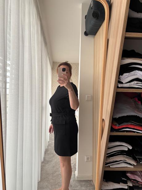 Čierne elasticke šaty, f&f,40