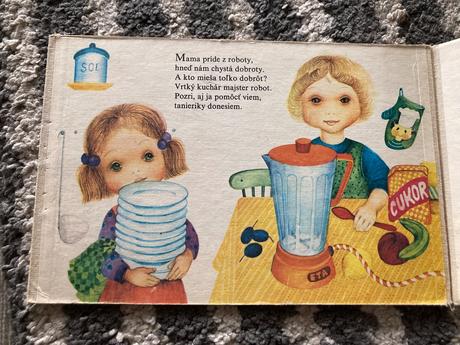 Kto pomáha mojej mame/leporelo- prvé vyd.1980,