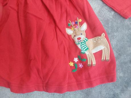 Vianočné šaty zn.jojomamabébé veľ.68, 68