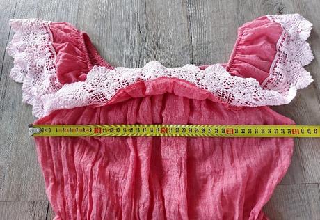 Letné šaty s volánom, 36