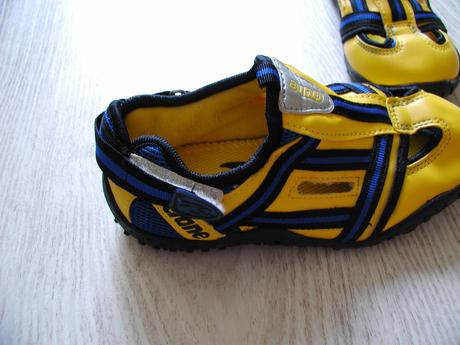 Tenisky č.28-29,pestré žlté aju do vody, 28