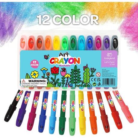 Jemné vysúvacie umývateľné voskovky, 