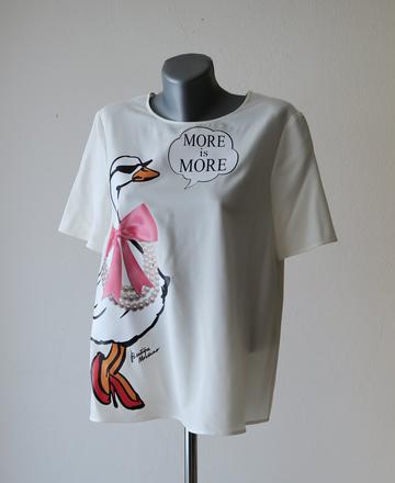 Dámsky luxusný top/blúzka boutique moschino, moschino,m
