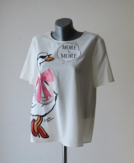 Dámsky luxusný top/blúzka boutique moschino, moschino,m