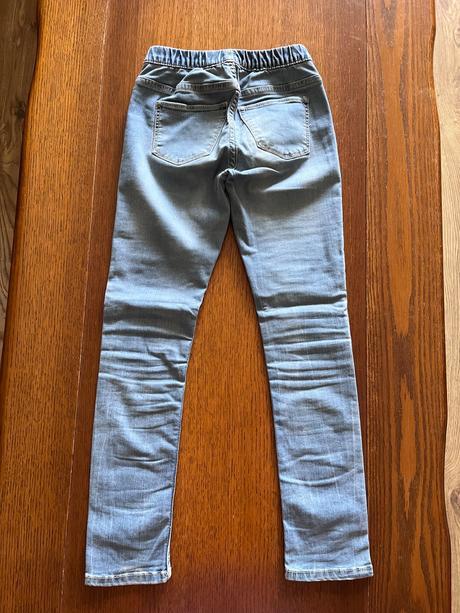 Riflové pohodlné jegginsy, h&m,128