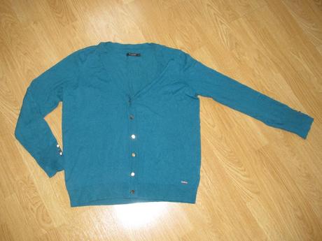 Smaragdovo zelený sveter v. l, mohito,l