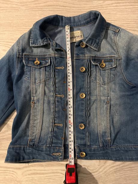 Riflová bunda, zara,140