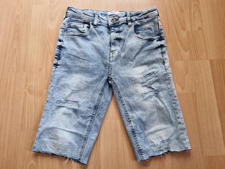 Chlapčenské riflové kraťasy, veľkosť 158, reserved,158