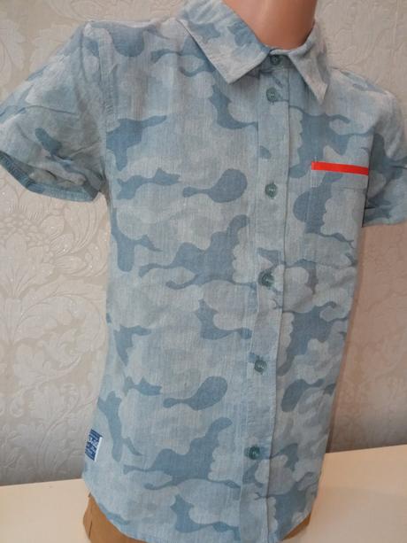 Chlapčenská maskáčová košeľa overkids (6 r.), 116