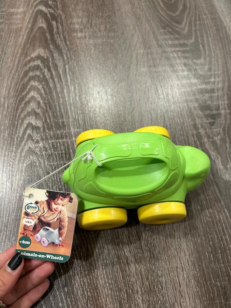Green toys nova korytnacka na kolieskach, 