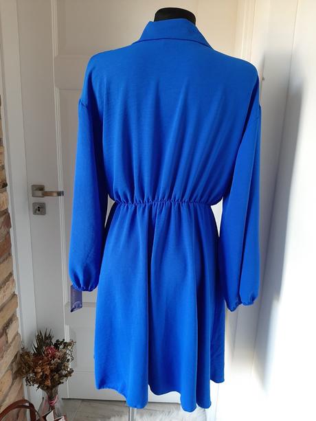 Dámske šaty s opaskom, 38 - xl